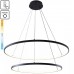 Φωτιστικό Κρεμαστό Φ60/80 LED 60W 2500lm 230V CCT σε Μαύρο BRENO 003064-026647